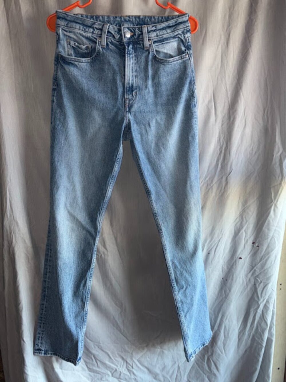H&M Slim Straight Regular Fit High Waist Jeans - Size 6